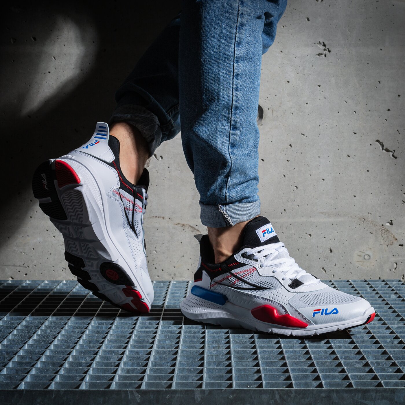 Мъжки маратонки FILA TRI-FORCE TRAINER 1bm01348125 цвят бял