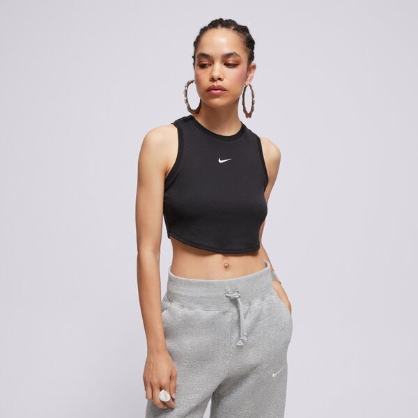Дамска тениска NIKE ТЕНИСКА W NSW ESSNTL RIB CRP ПОТНИК fb8279-010 цвят черен