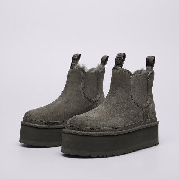 Дамски кежуал UGG NEUMEL PLATFORM CHELSEA 1134526-grey цвят сив