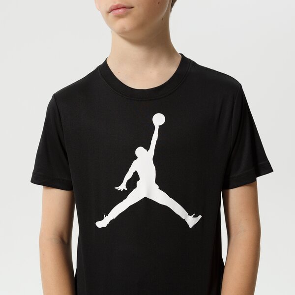 Детска тениска JORDAN ТЕНИСКА JDB JUMPMAN LOGO DF TEE BOY 954293-023 цвят черен
