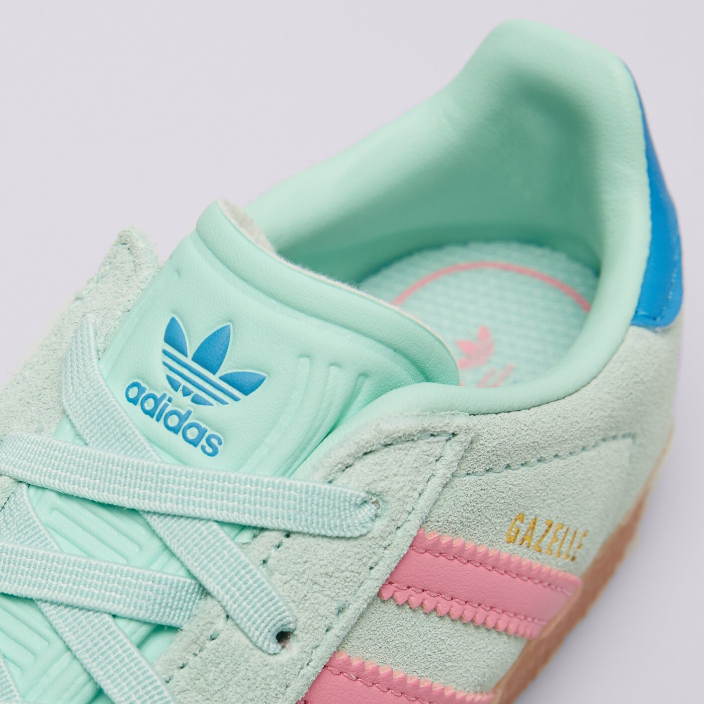 Детски маратонки ADIDAS GAZELLE CF EL I jp7135 цвят мента