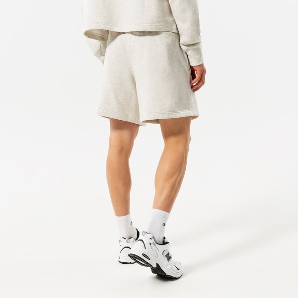 Мъжки къси панталони NEW BALANCE ШОРТИ NB ESSENTIALS UNI-SSENTIALS FLEECE SHORT us21500sah цвят сив