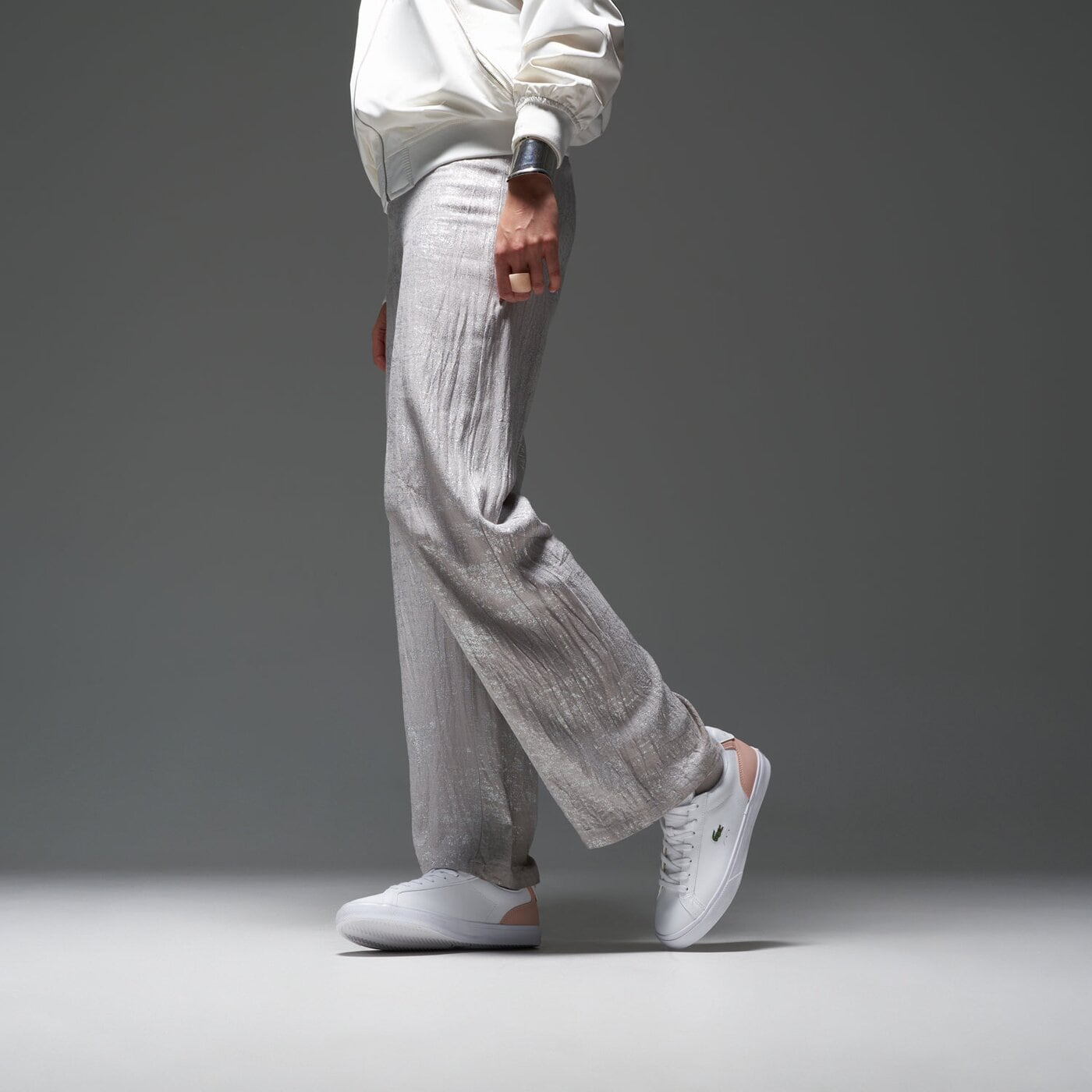 Дамски маратонки LACOSTE LEROND PRO BL 23 1 CFA 745cfa00481y9 цвят бял