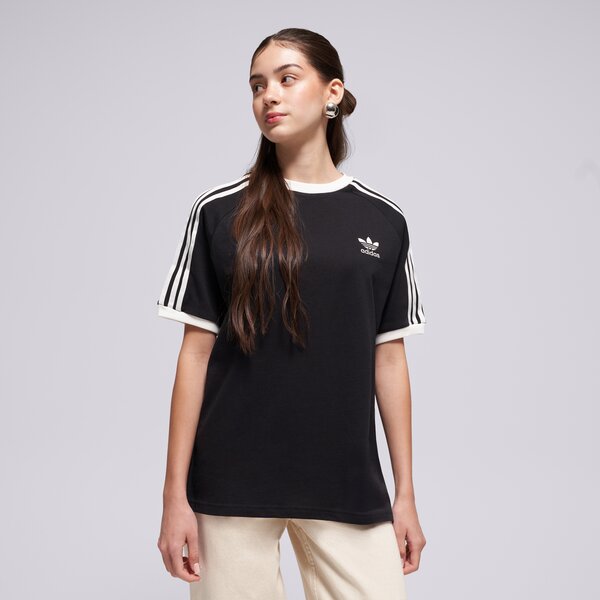 Детска тениска ADIDAS ТЕНИСКА 3STRIPES TEE ix7626 цвят черен