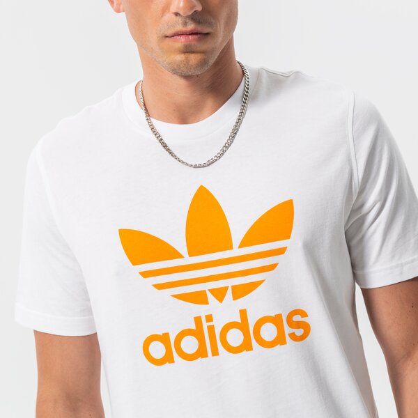 Мъжка тениска ADIDAS ТЕНИСКА TREFOIL he9510 цвят бял