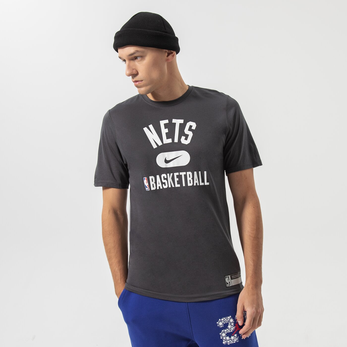 Мъжка тениска NIKE ТЕНИСКА BKN M NK DF ES PRT GPX SS TEE NBA da5913-060 цвят черен