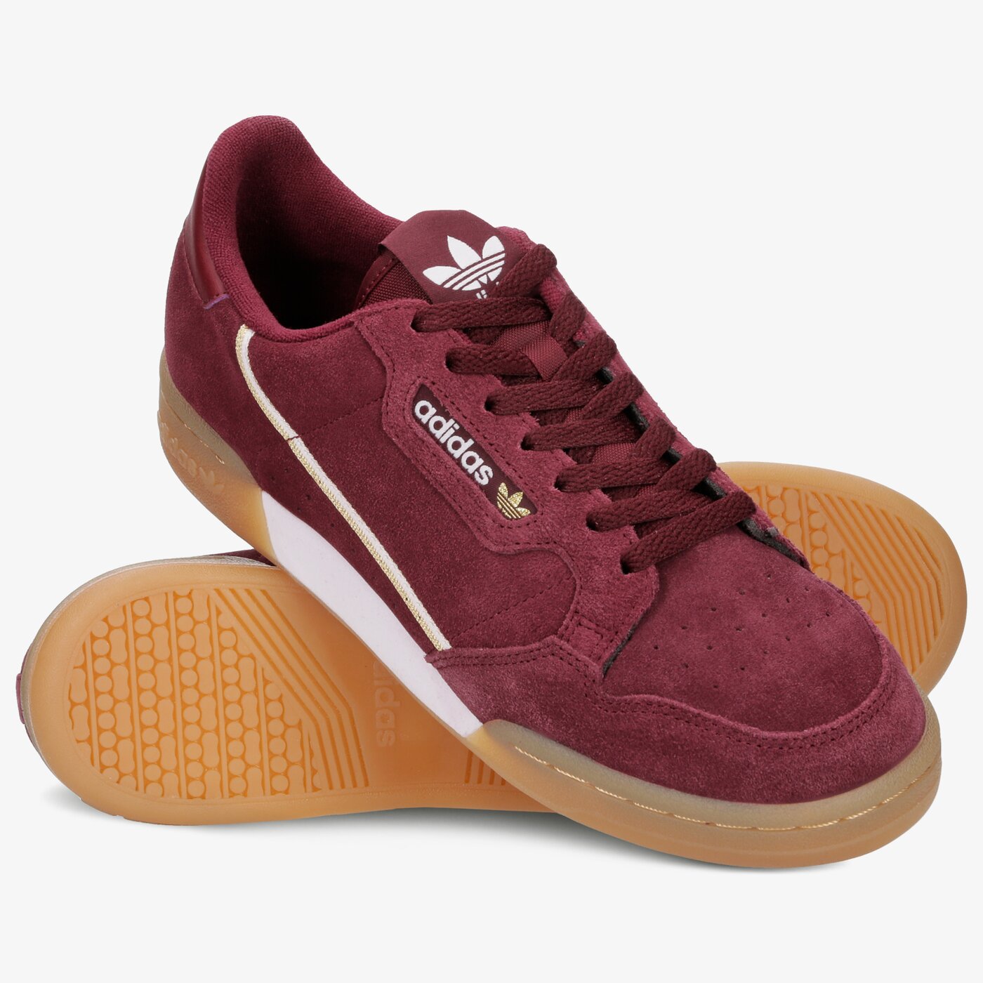 Мъжки маратонки ADIDAS CONTINENTAL 80 bd7651 цвят бордо