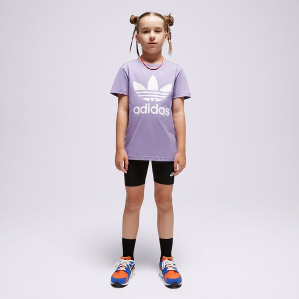 Детска тениска ADIDAS ТЕНИСКА TREFOIL TEE GIRL ib9934 цвят виолетов