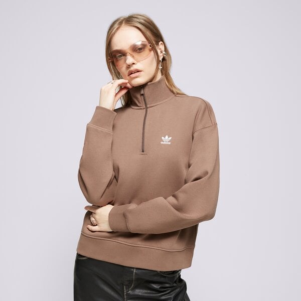 Дамски суичър ADIDAS СУИТЧЪР HZ SWEATSHIRT ir5938 цвят кафяв