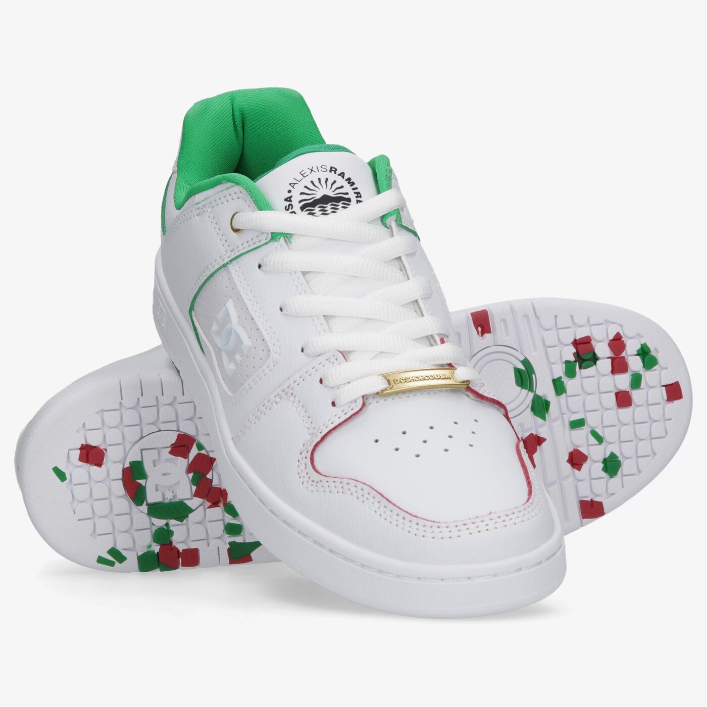 Мъжки маратонки DC MANTECA adys100686wrd цвят бял