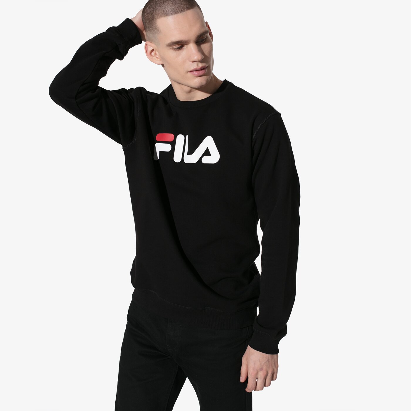 Мъжки суичър FILA СУИТЧЪР PURE CREW SWEAT U 681091002 цвят черен