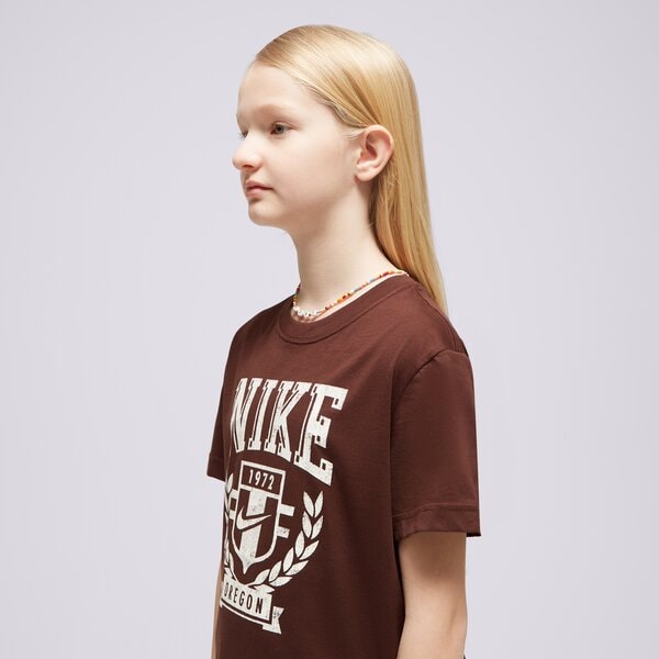 Детска тениска NIKE ТЕНИСКА G NSW TREND BF TEE GIRL fz4724-227 цвят кафяв