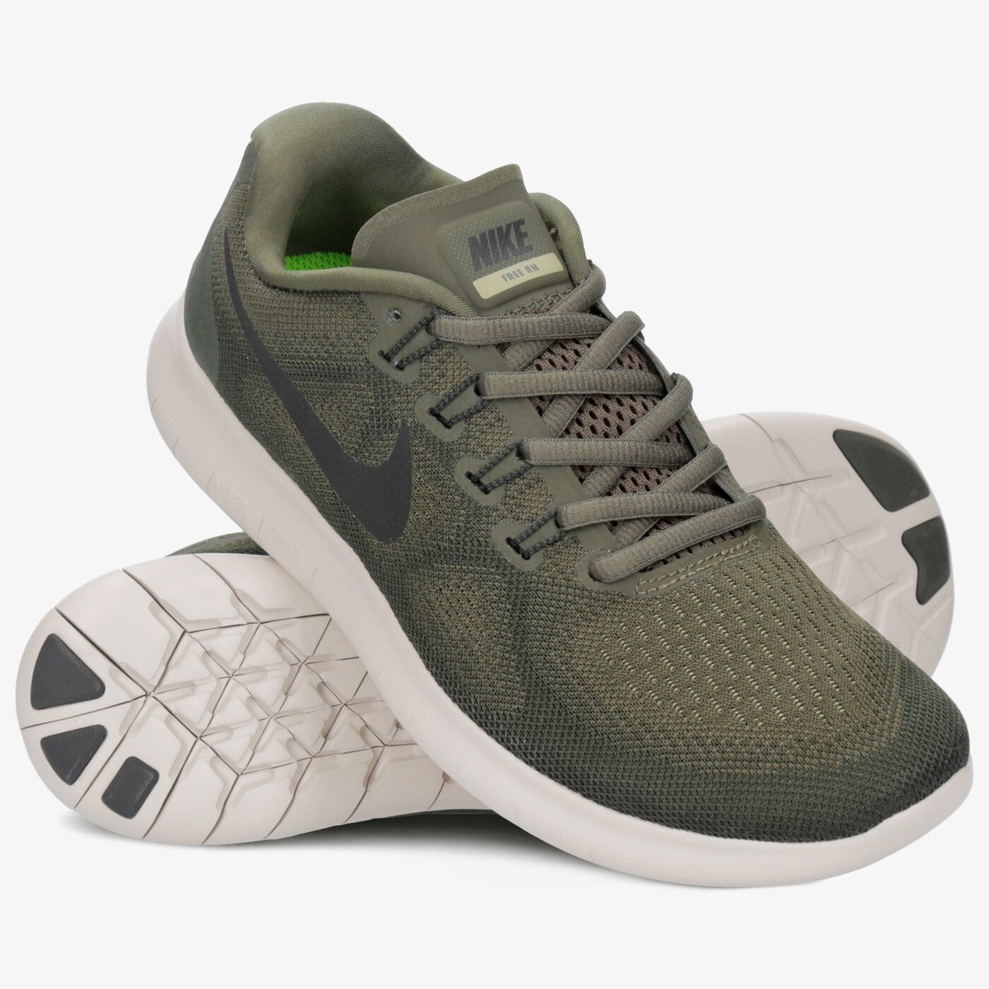 Дамски маратонки NIKE WMNS NIKE FREE RN 2017 880840-301 цвят каки