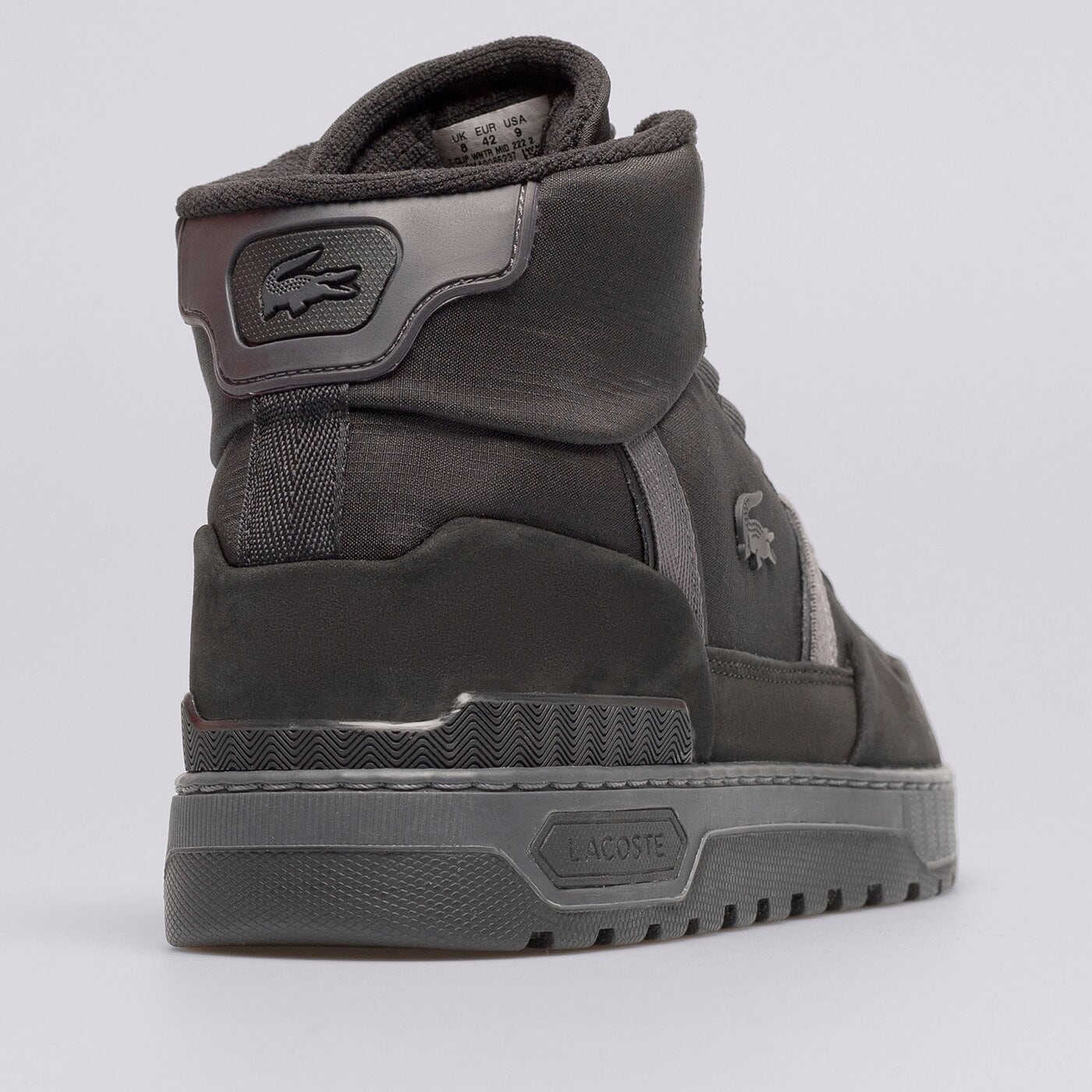 Мъжки зимни обувки LACOSTE T-CLIP WNTR MID 222 2 744sma0065237 цвят черен