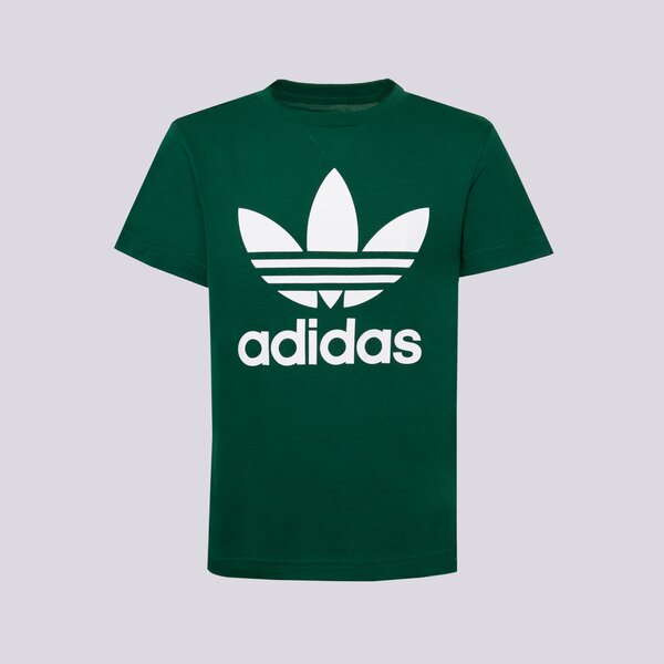 Детска тениска ADIDAS ТЕНИСКА TREFOIL TEE BOY ib9933 цвят зелен