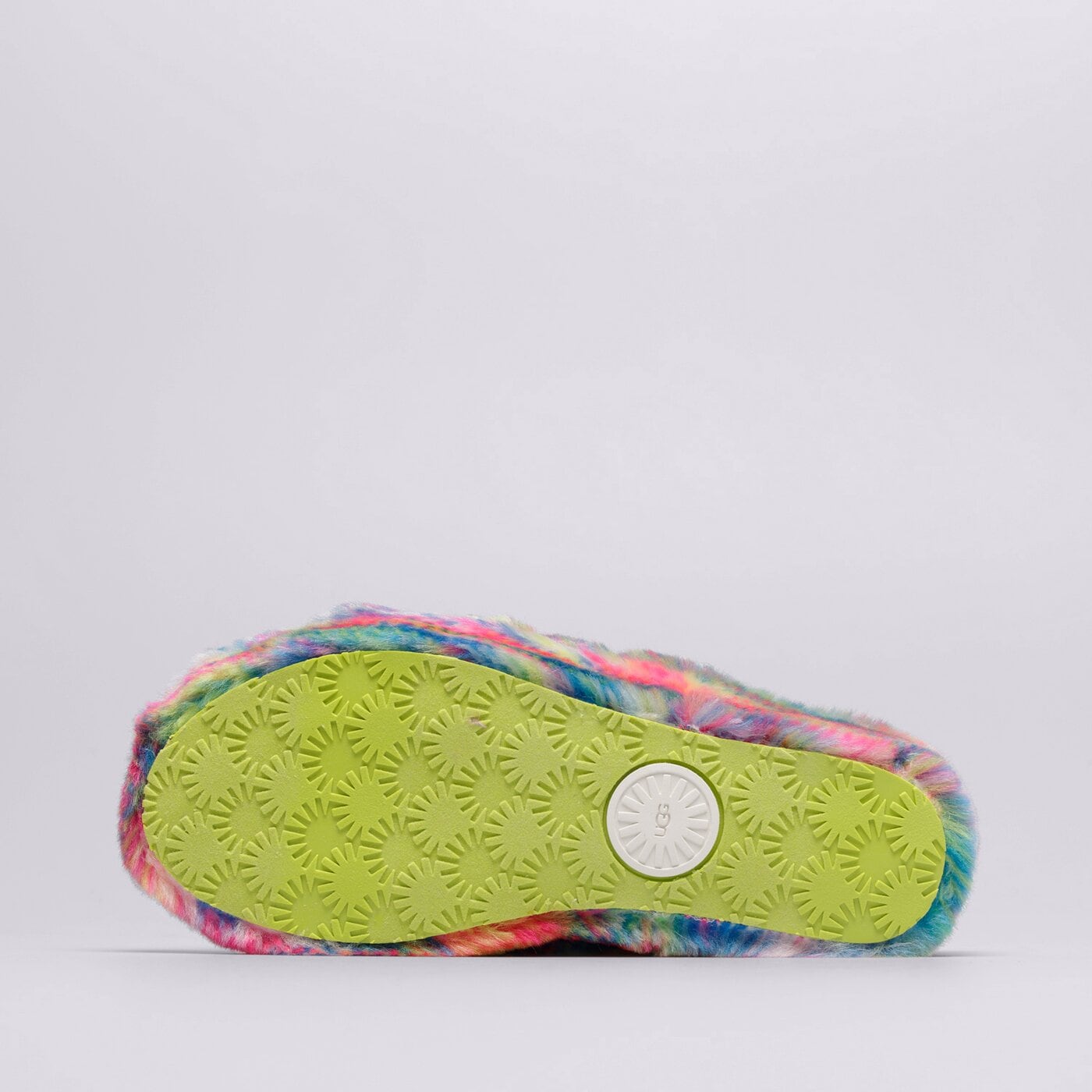 Дамски чехли и сандали UGG FLUFF YEAH PIXEL 1125007-white цвят бял