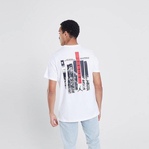 Мъжка тениска JORDAN ТЕНИСКА M J BRAND GFX SS CREW fd7025-100 цвят бял