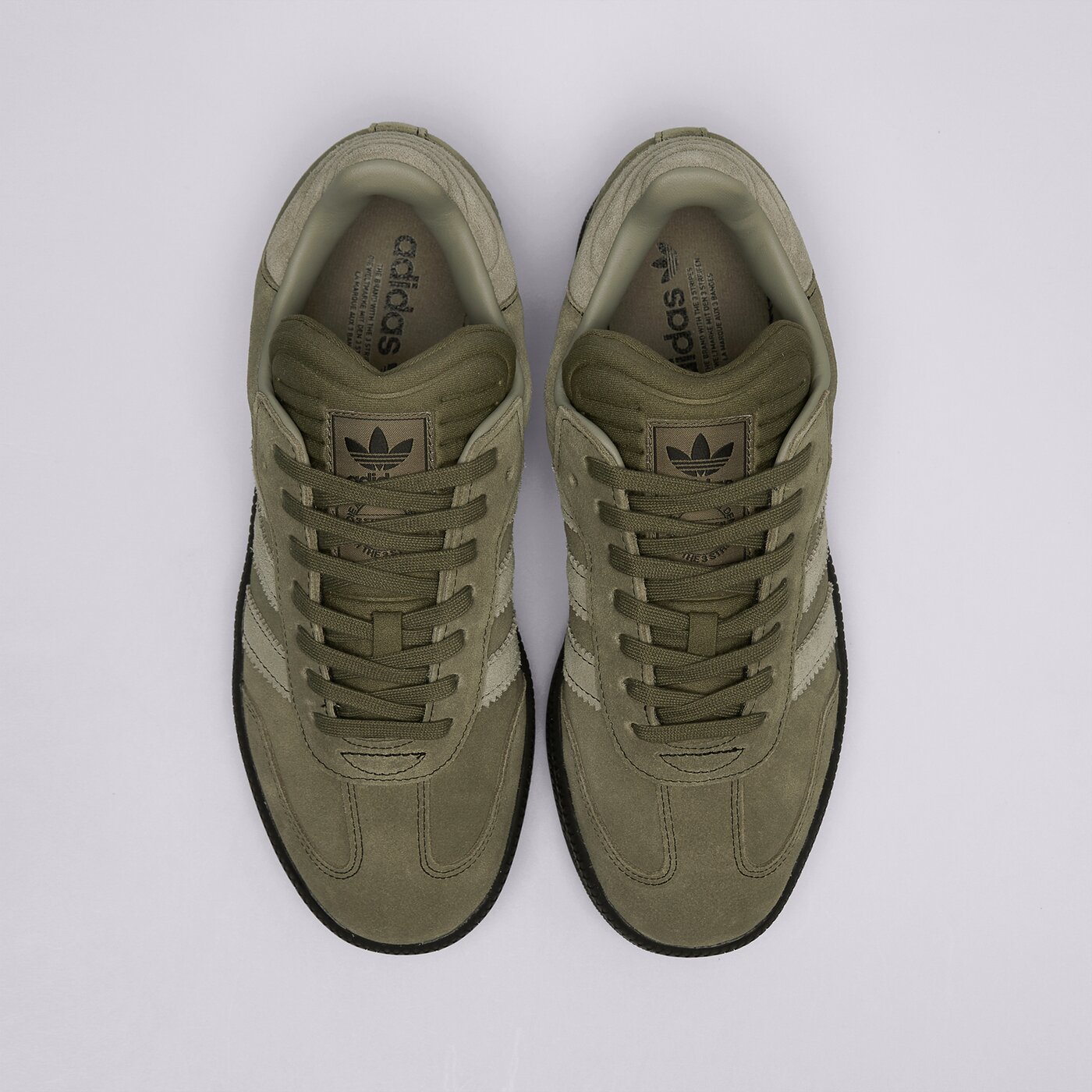 Мъжки маратонки ADIDAS SAMBA XLG id3913 цвят каки