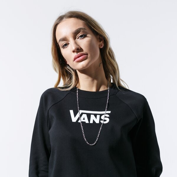 Дамски суичър VANS СУИТЧЪР FLYING V BOXY vn0a4bd6blk1 цвят черен