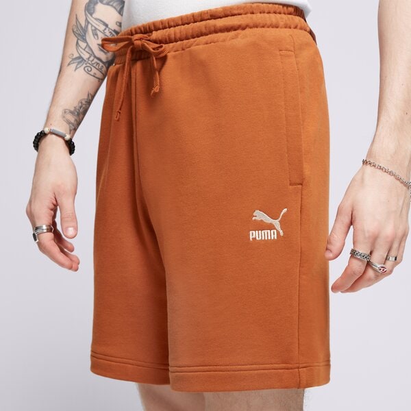 Мъжки къси панталони PUMA ШОРТИ BETTER CLASSICS RELAXED SHORTS 62424981 цвят кафяв