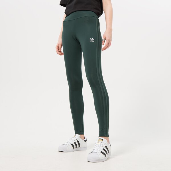 Дамски панталони ADIDAS ПАНТАЛОНИ TIGHTS hn5904 цвят зелен