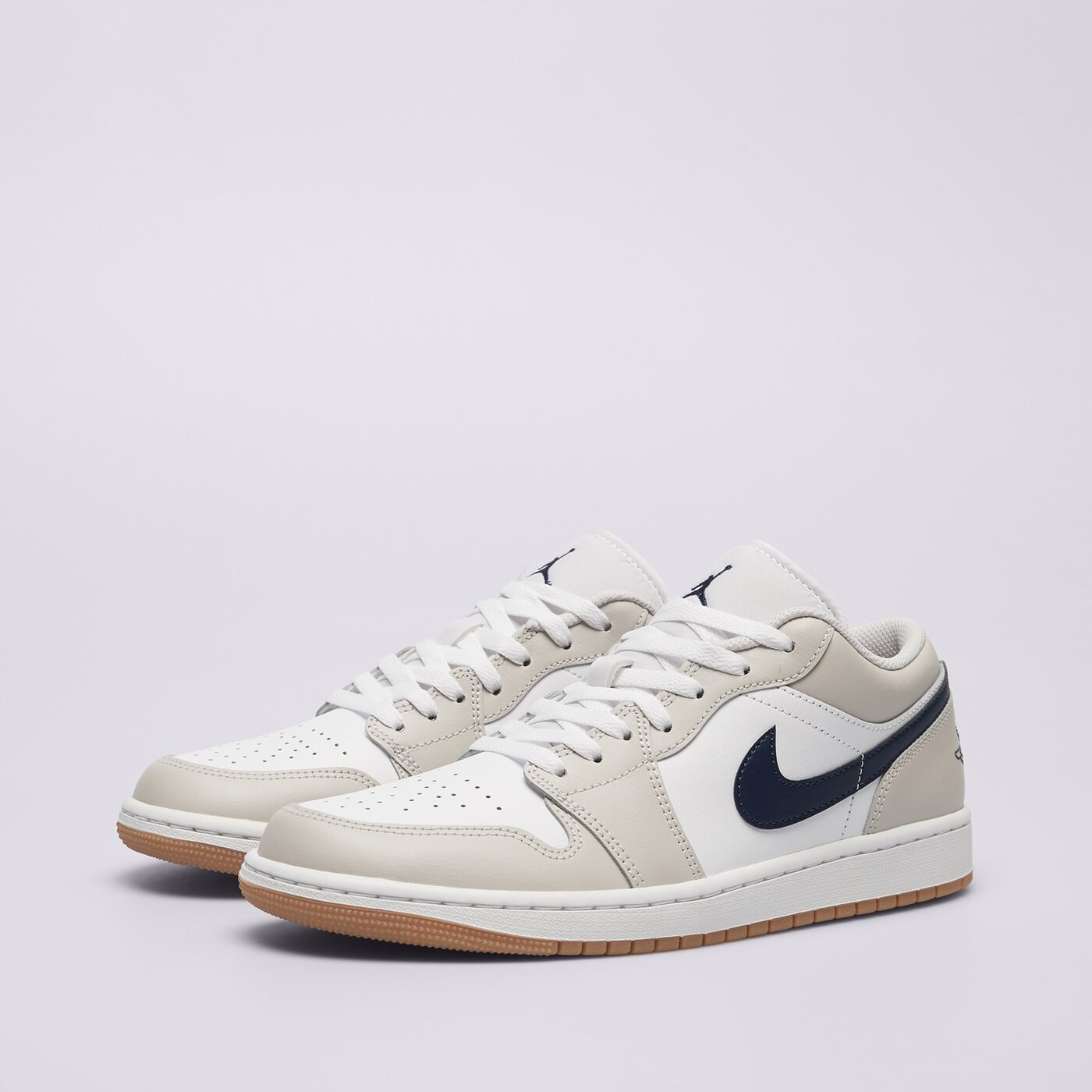 Мъжки маратонки AIR JORDAN 1 LOW  553558-146 цвят бял