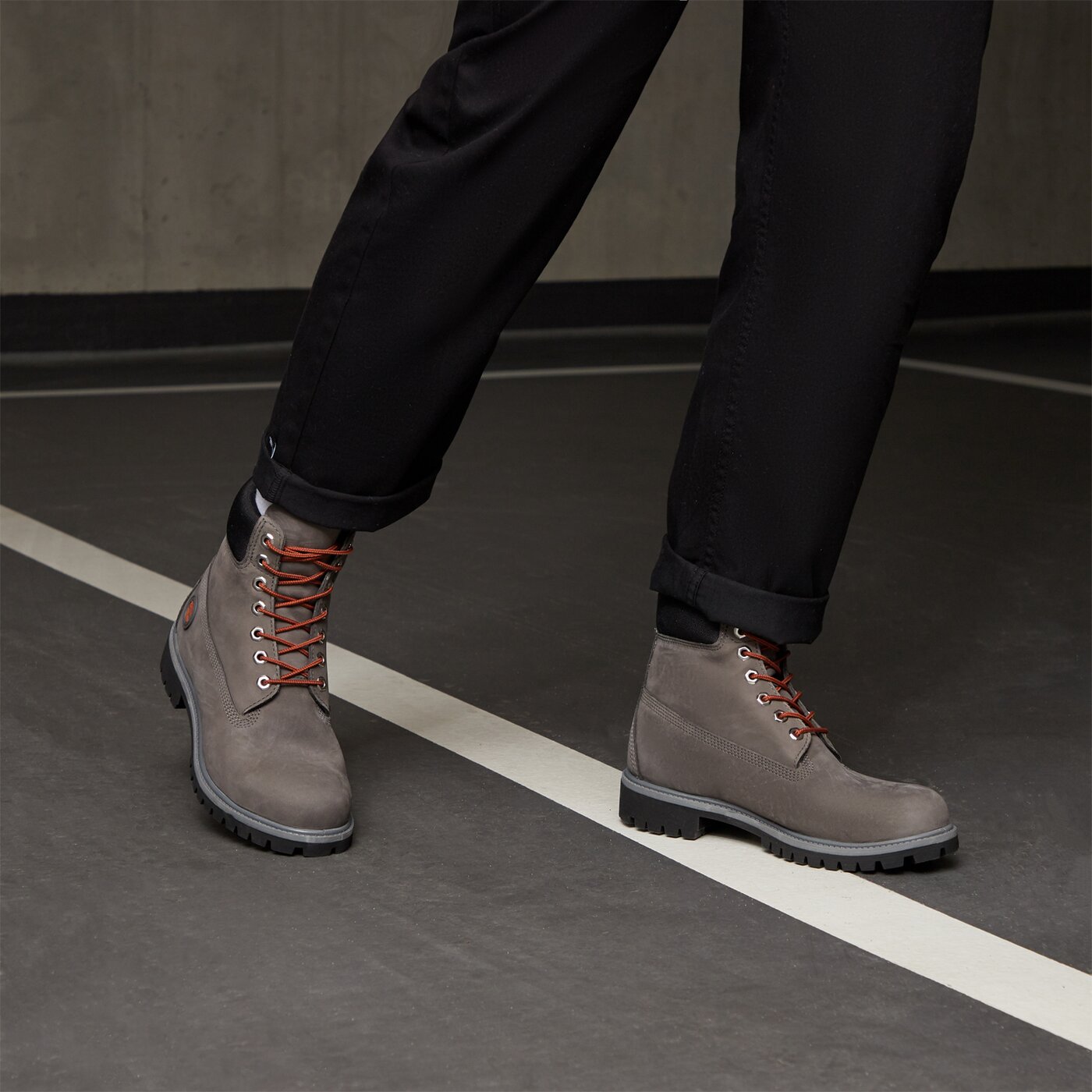 Мъжки боти TIMBERLAND 6 PREMIUM BOOT tb0a2dzg0331 цвят сив