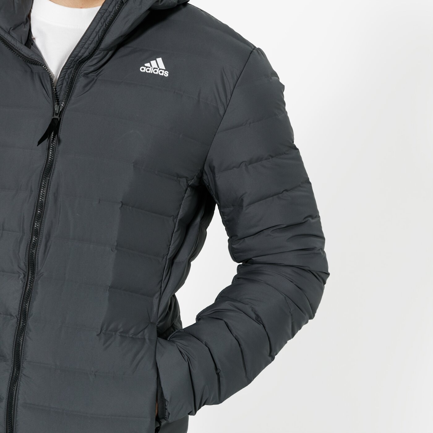 Мъжко зимно яке ADIDAS ЯКЕ VARILITE SOFT H cy8738 цвят сив