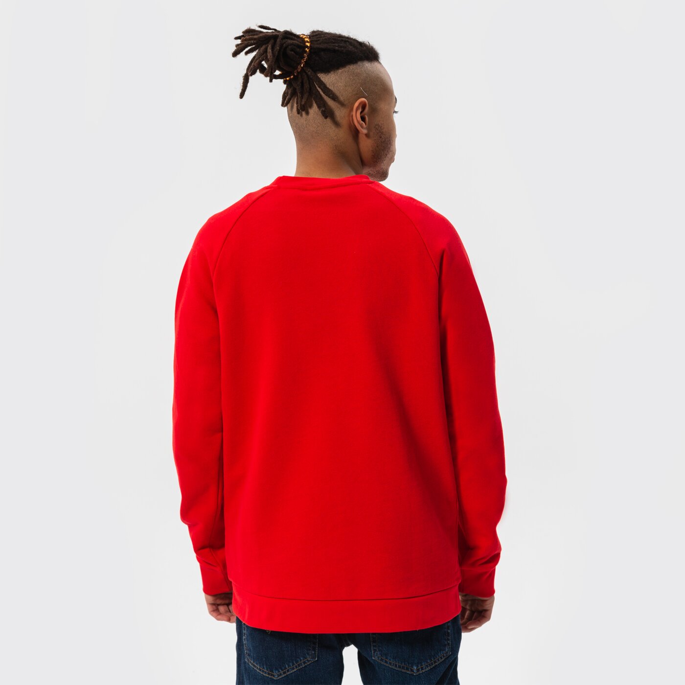 Мъжки суичър ADIDAS СУИТЧЪР TREFOIL CREW he9489 цвят червен