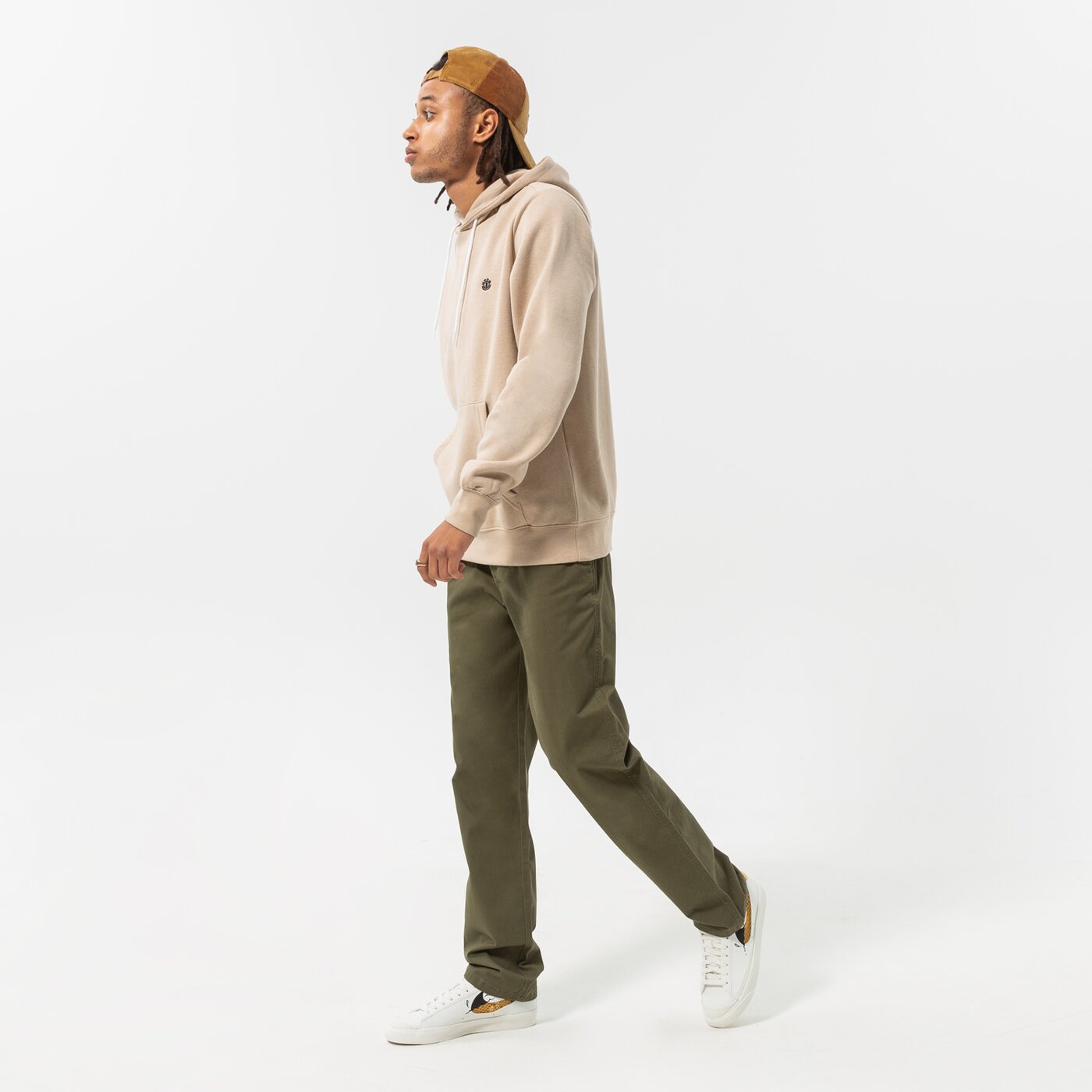 Мъжки панталони ELEMENT ПАНТАЛОНИ HOWLAND CLASSIC CHIN c1ptc2-531 цвят каки