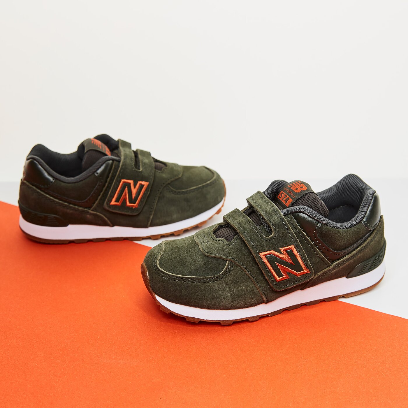Детски маратонки NEW BALANCE IV574PGO iv574pgo цвят зелен
