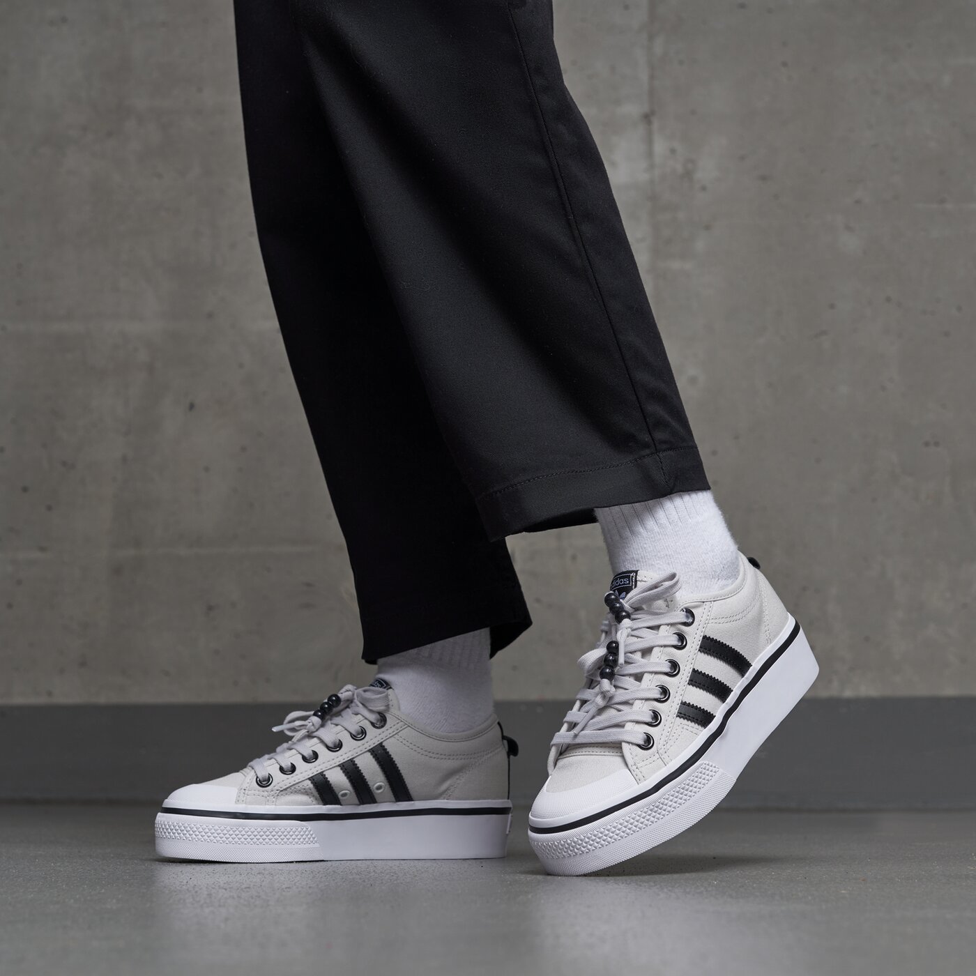 Дамски маратонки ADIDAS NIZZA PLATFORM W gx2020 цвят розов