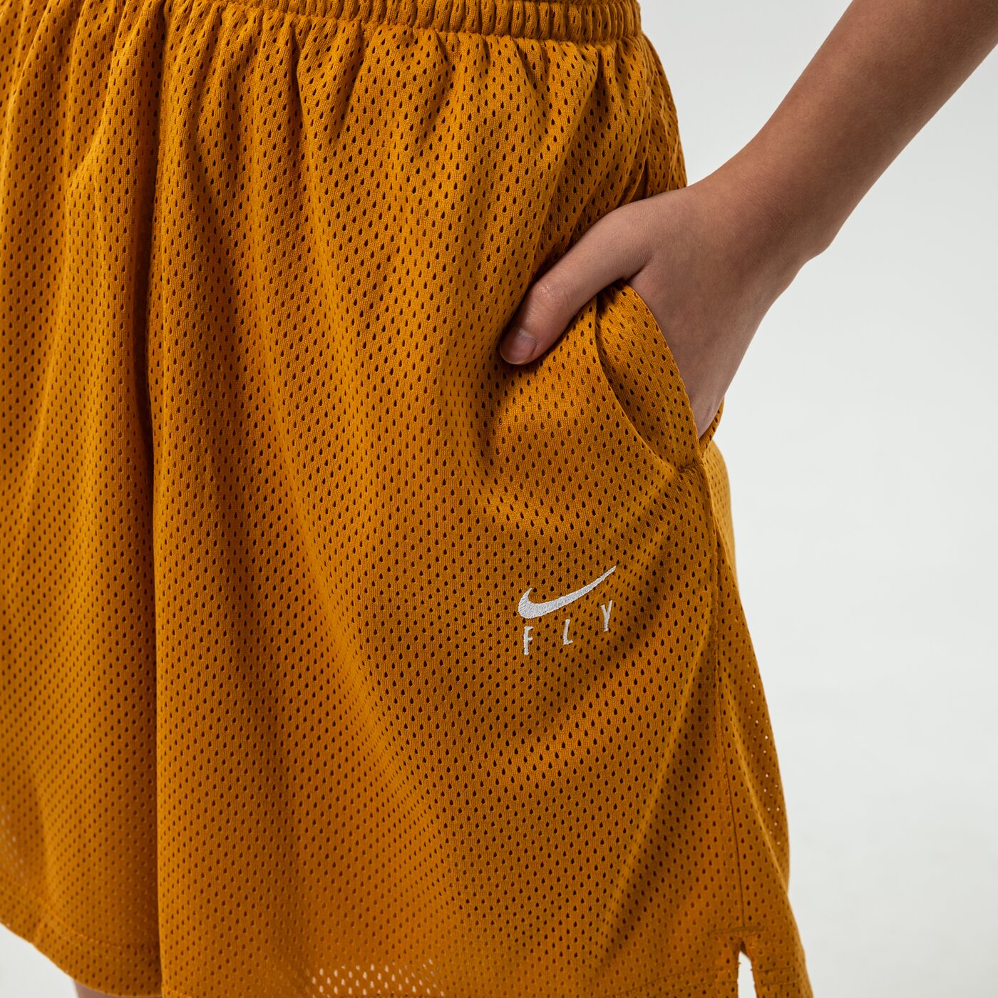 Дамски къси панталони NIKE ШОРТИ FLY NBA cu4573-712 цвят жълт