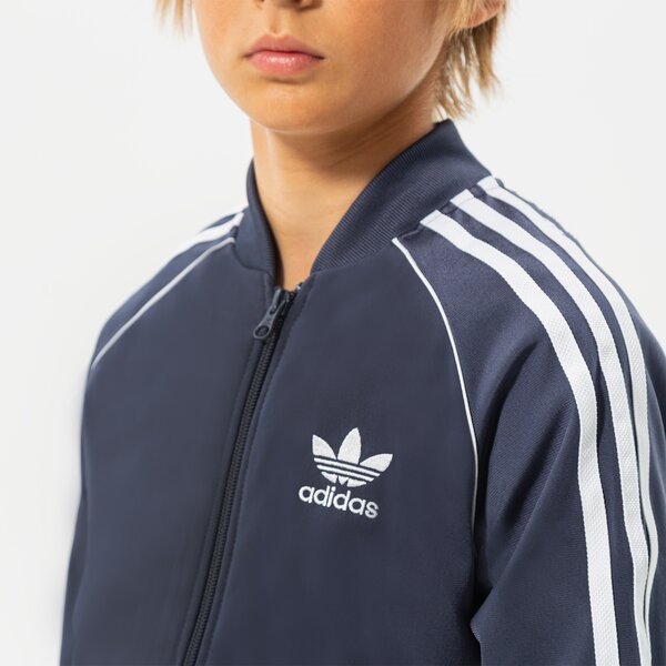 Детски суичър ADIDAS СУИТЧЪР СЪС ЗАКОПЧАВАНЕ SST TRACK ТОП BOY hd2041 цвят тъмносин
