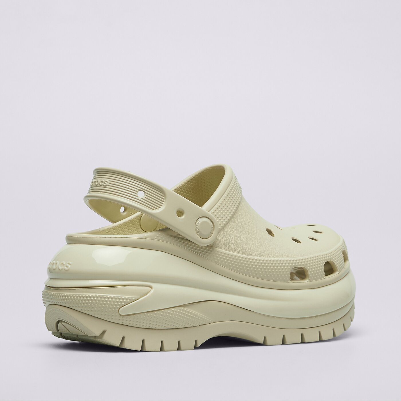 Дамски чехли и сандали CROCS CLASSIC MEGA CRUSH CLOG 2079882y2 цвят бежов