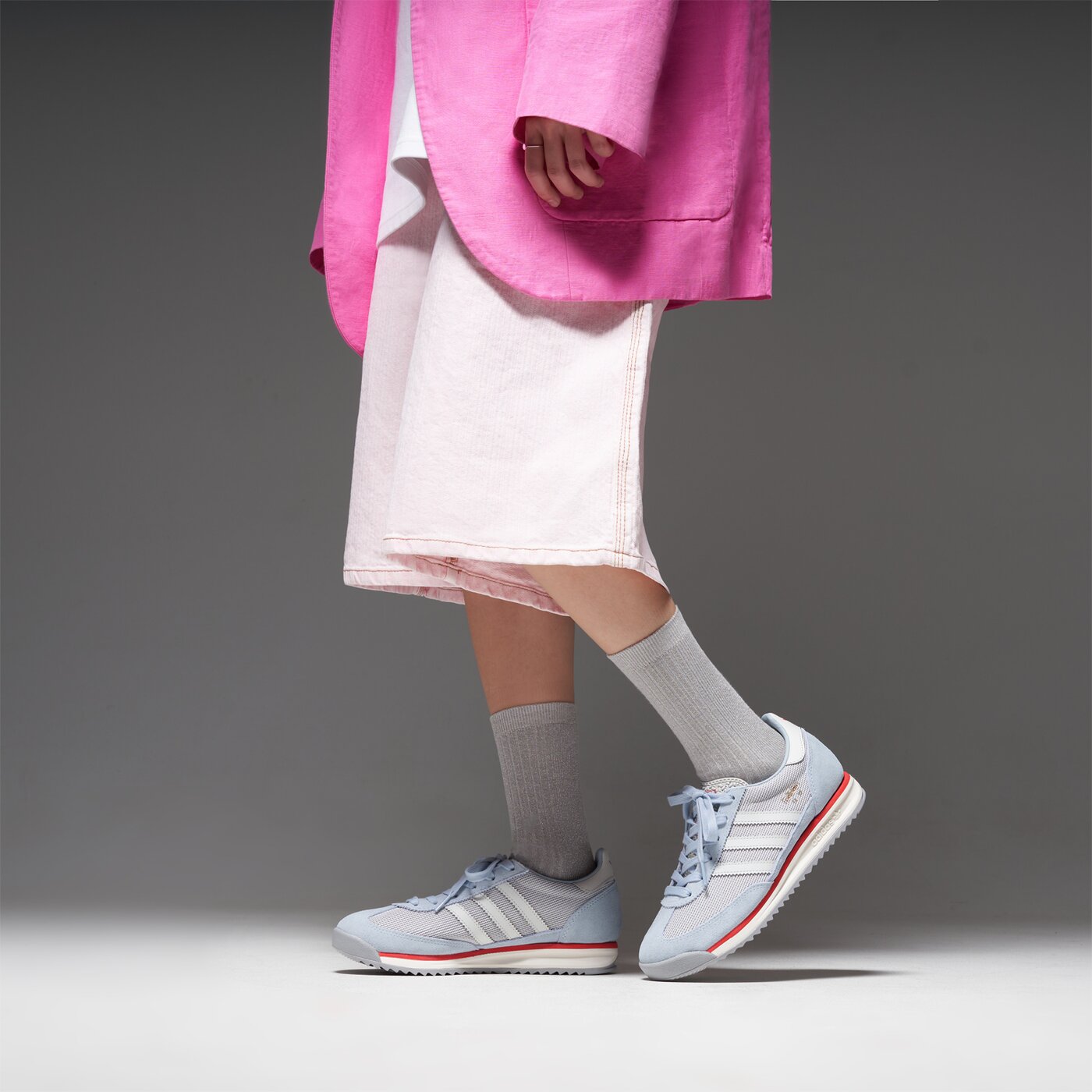 Детски маратонки ADIDAS SL 72 RS J jh9968 цвят сребърен