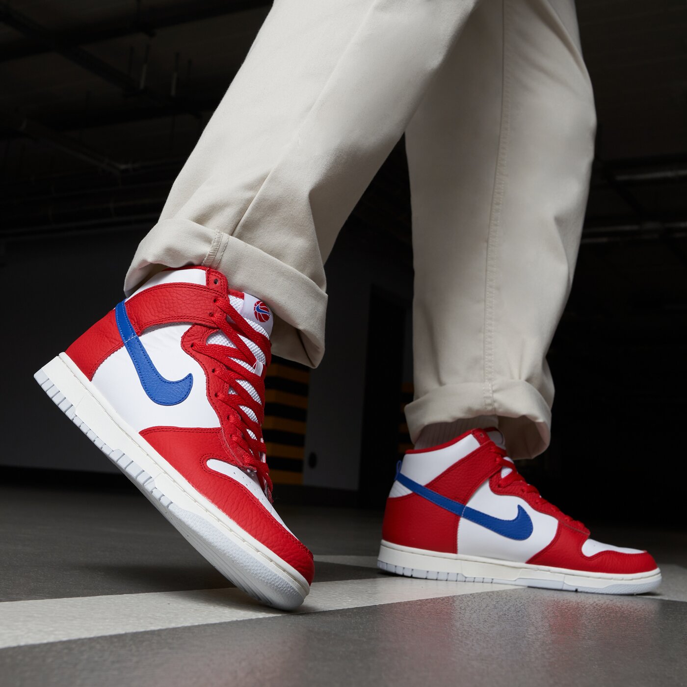 Мъжки маратонки NIKE DUNK HI RETRO dx2661-100 цвят бял