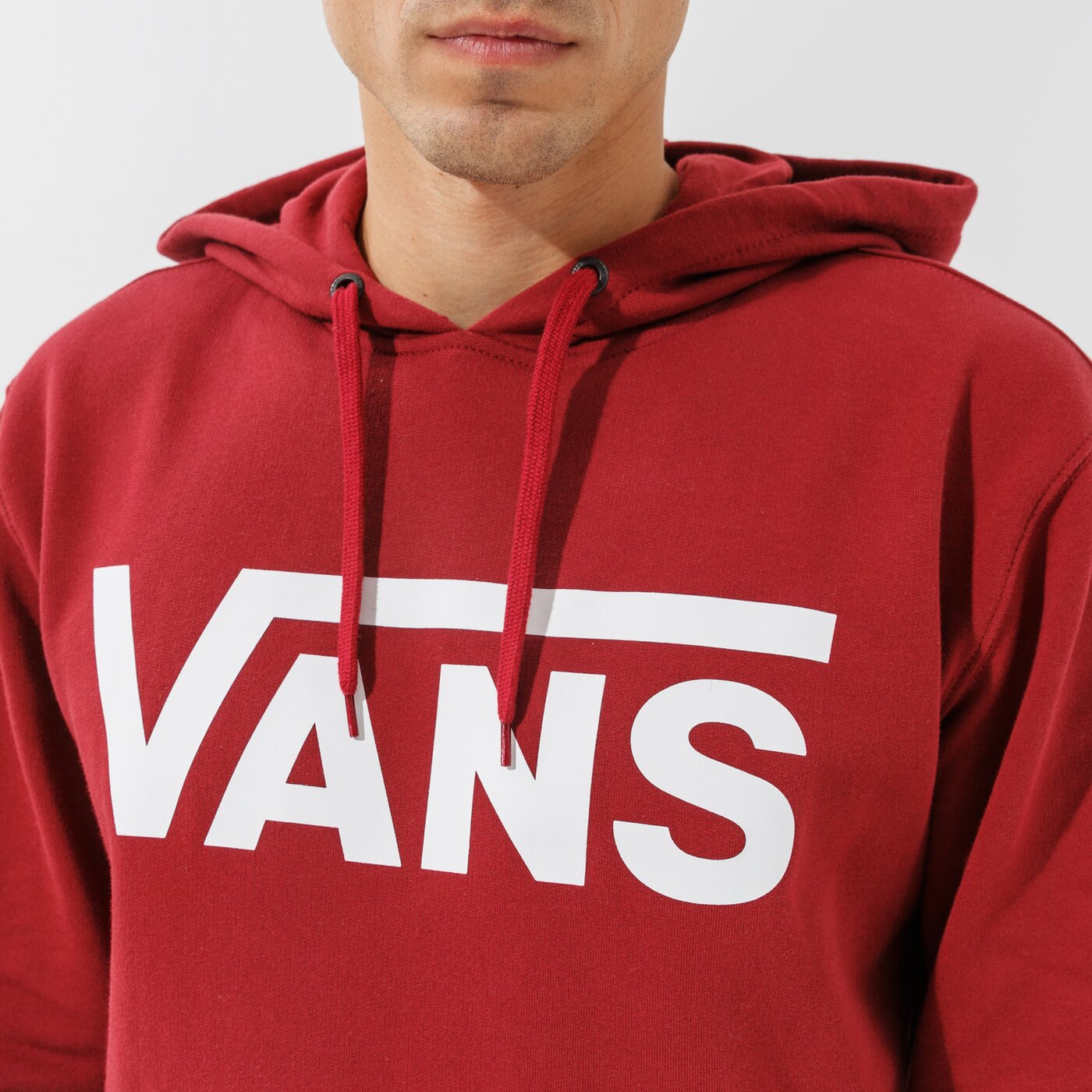 Мъжки суичър VANS СУИТЧЪР С КАЧУЛКА VANS CLASSIC PO HOODIE II vn0a456bzbs1 цвят бордо
