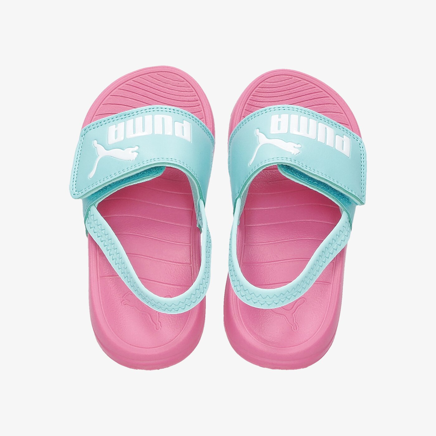 Детски чехли и сандали PUMA POPCAT 20 BACKSTRAP AC PS 38055508 цвят розов