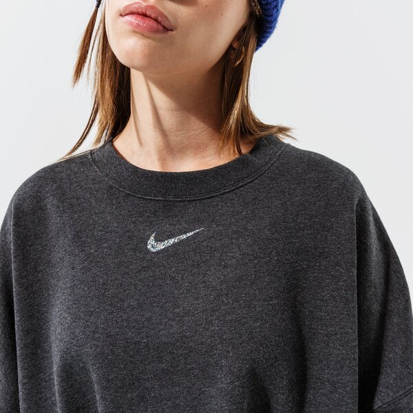 Дамски суичър NIKE СУИТЧЪР W NSW ESS FLC CREW CLCTN RE dj6937-010 цвят черен