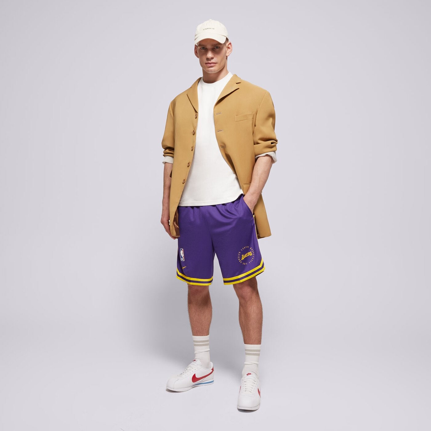 Мъжки къси панталони NIKE ШОРТИ LAL MNK DF PRGM DNA 8IN SHORT fq3211-504 цвят виолетов