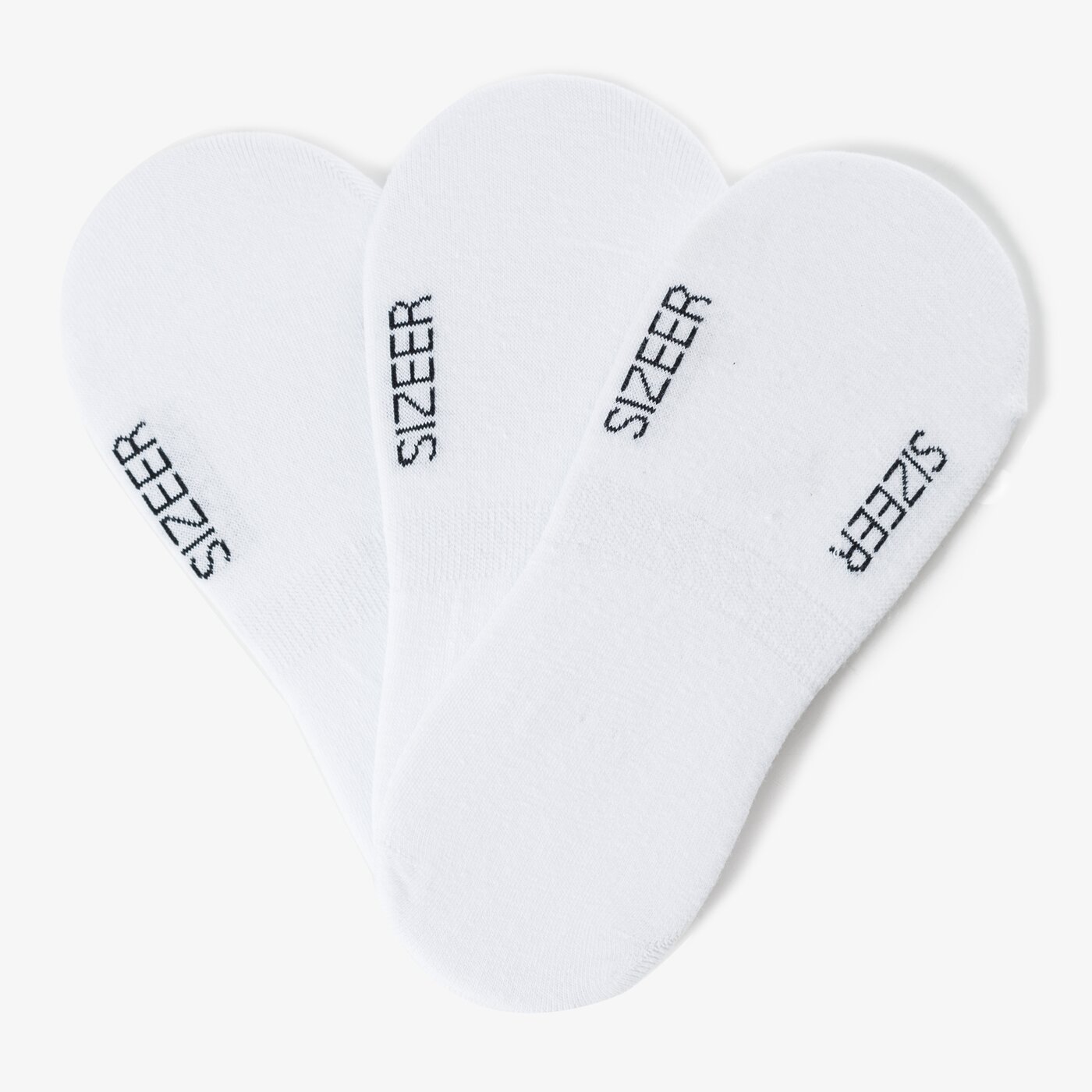Дамски чорапи SIZEER SТОПKI FOOTIE 3PACK si16ftd001w цвят бял