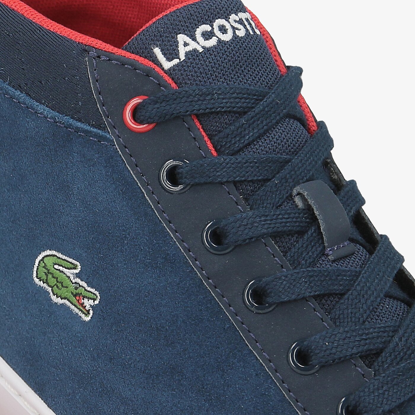 Детски маратонки LACOSTE STRAIGHTSET CHUKKA 317 2 734caj0016003 цвят тъмносин