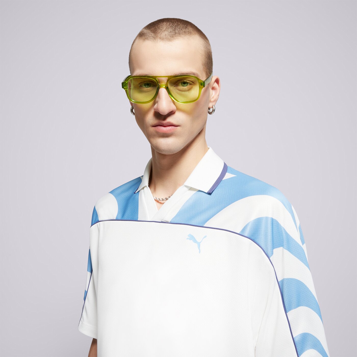 Мъжка тениска PUMA ТЕНИСКА FUTURE.PUMA.ARCHIVE RELAXED FOOTBALL JERSEY 629687 02 цвят бял