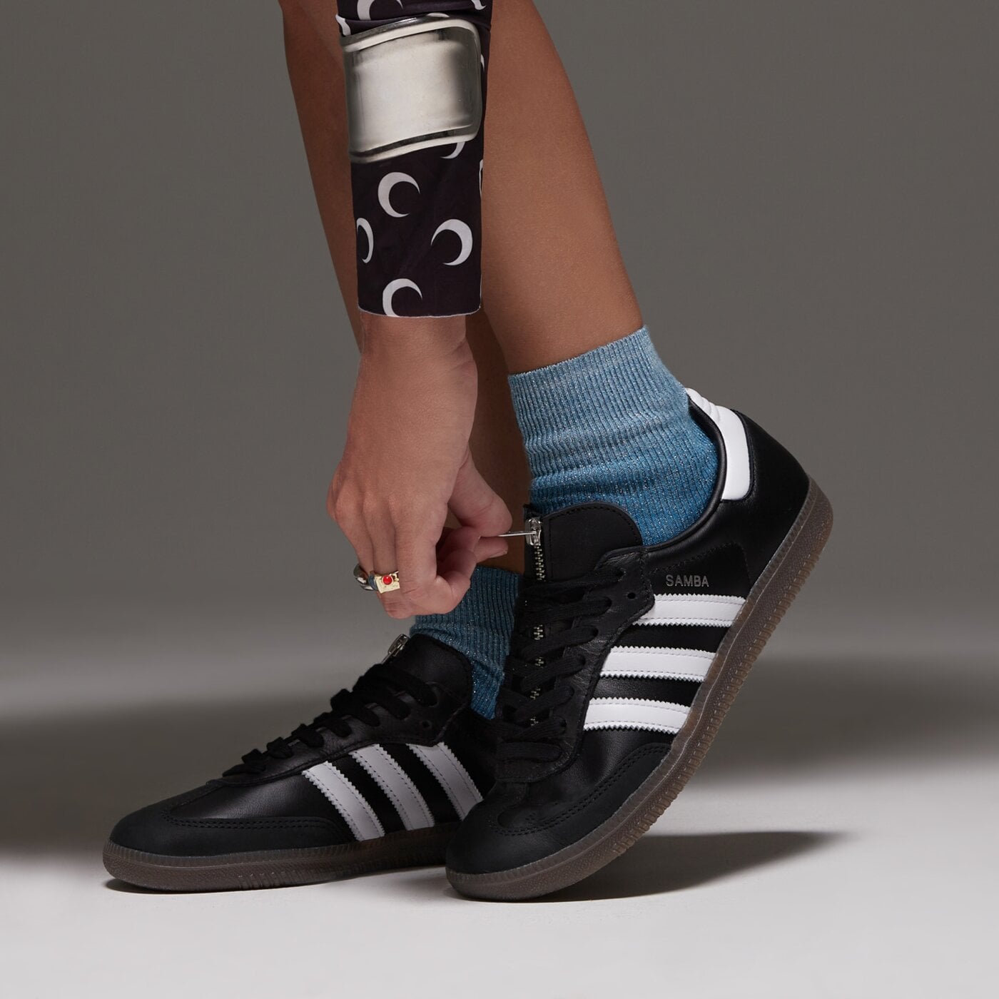 Дамски маратонки ADIDAS SAMBA OG jq8835 цвят черен