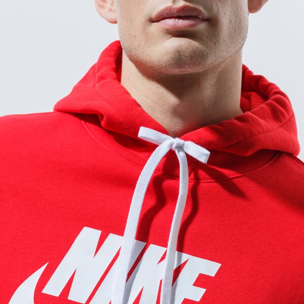 Мъжки суичър NIKE СУИТЧЪР С КАЧУЛКА SPORTSWEAR CLUB FLEECE bv2973-657 цвят червен