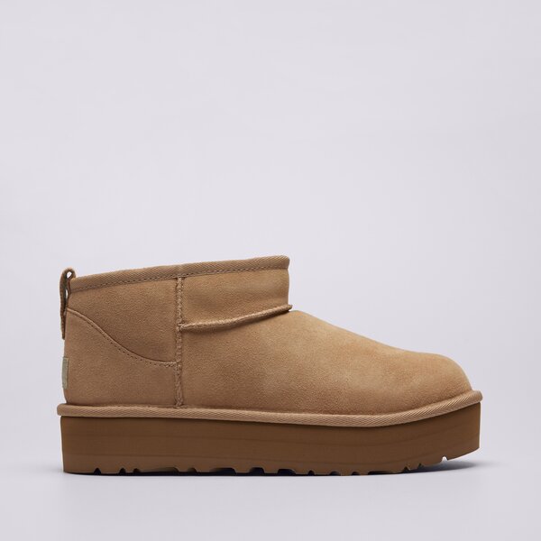 Детски кежуал UGG KIDS' CLASSIC ULTRA MINI PLATFORM 1157791k-san цвят кафяв