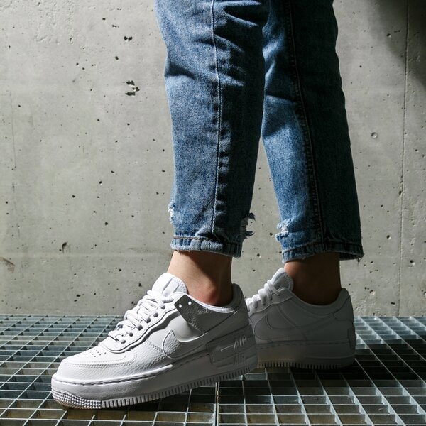 Дамски маратонки NIKE W AIR FORCE 1 SHADOW  ci0919-100 цвят бял