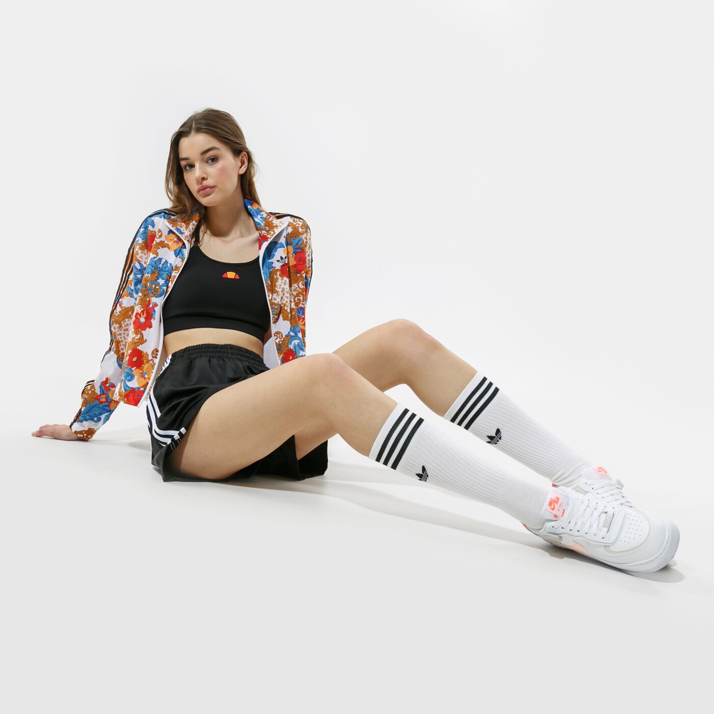 Дамски къси панталони ADIDAS ШОРТИ SATIN SHORTS gn2774 цвят черен