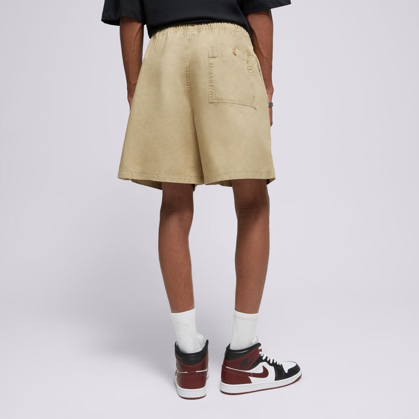 Мъжки къси панталони NIKE ШОРТИ M NK CLUB FLOW WASH SHORT hj1946-297 цвят бежов